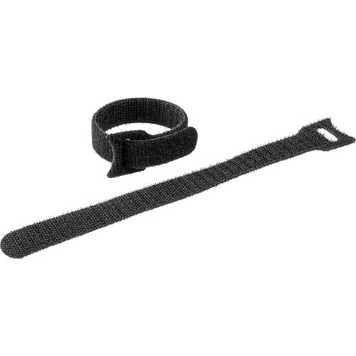 ЗУБР ВЕЛЬКРО, 16 x 210 мм, нейлон РА66, 10 шт, черные, кабельные стяжки-липучки, Профессионал (30932-10)