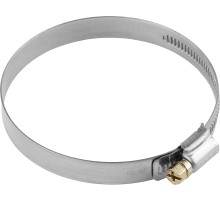 ЗУБР НХ-12Н, 100 - 120 мм, накатная лента 12 мм, 50 шт, нержавеющий хомут, Профессионал (37822-100-120-50)