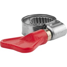 ЗУБР Бабочка, 12 - 20 мм, накатная лента 9 мм, 2 шт, нержавеющий хомут, Профессионал (37835-12-20)