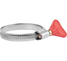 ЗУБР Бабочка, 35 - 50 мм, накатная лента 9 мм, 2 шт, нержавеющий хомут, Профессионал (37835-35-50)