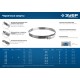 ЗУБР Х-9Н, 120 - 140 мм, накатная лента 9 мм, цинк, 10 шт, червячный хомут (37807-140)