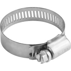 ЗУБР НХ-12П, 29 - 47 мм, просечная лента 12.7 мм, 100 шт, нержавеющий хомут, Профессионал (37815-029-47-100)