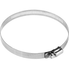 ЗУБР НХ-12П, 105 - 127 мм, просечная лента 12.7 мм, 50 шт, нержавеющий хомут, Профессионал (37815-105-127-50)