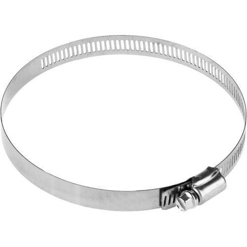 ЗУБР НХ-12П, 105 - 127 мм, просечная лента 12.7 мм, 50 шт, нержавеющий хомут, Профессионал (37815-105-127-50)