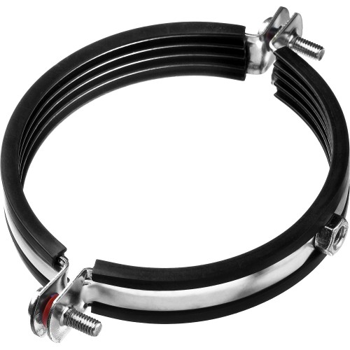 ЗУБР 4″, цинк, 5 шт, трубный хомут с гайкой (37850-107-116)