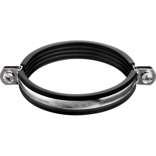 ЗУБР 4″, цинк, 5 шт, трубный хомут с гайкой (37850-107-116)