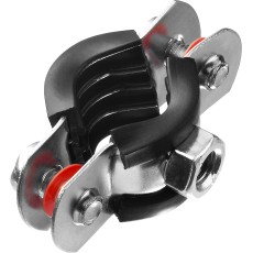 ЗУБР 3/8″, цинк, 10 шт, трубный хомут с гайкой (37850-15-19)