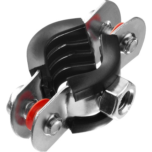 ЗУБР 3/8″, цинк, 10 шт, трубный хомут с гайкой (37850-15-19)