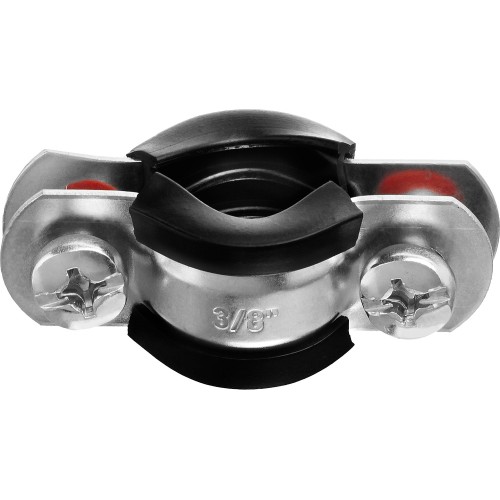 ЗУБР 3/8″, цинк, 10 шт, трубный хомут с гайкой (37850-15-19)