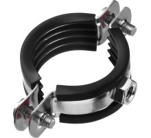 ЗУБР 1 1/4″, цинк, 8 шт, трубный хомут с гайкой (37850-40-45)