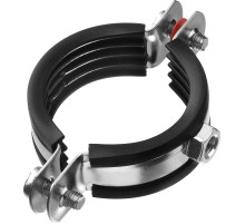 ЗУБР 1 1/2″, цинк, 8 шт, трубный хомут с гайкой (37850-47-52)