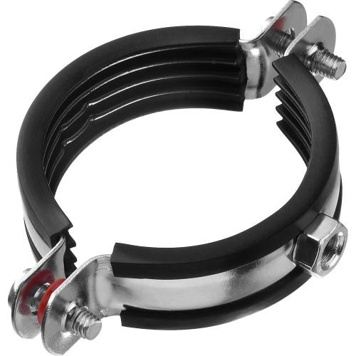 ЗУБР 2″, цинк, 7 шт, трубный хомут с гайкой (37850-59-65)