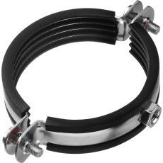 ЗУБР 2 1/2″, цинк, 6 шт, трубный хомут с гайкой (37850-75-80)