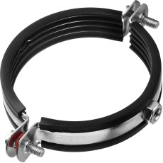 ЗУБР 3″, цинк, 6 шт, трубный хомут с гайкой (37850-87-94)