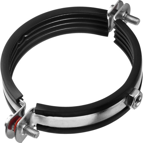 ЗУБР 3″, цинк, 6 шт, трубный хомут с гайкой (37850-87-94)