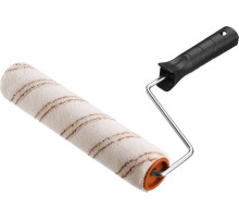 ЗУБР ОПТИМА-МИКРОТЕКС, 40 х 240 мм, бюгель 6 мм, ворс 7 мм, микрофибра, для средств защиты дерева, малярный валик (03545-24)