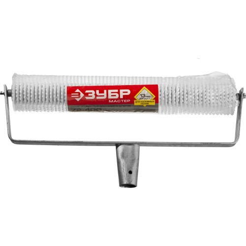 ЗУБР 72 х 400 мм, бюгель 8 мм, полипропилен, игольчатый валик для наливных полов (03952-40)