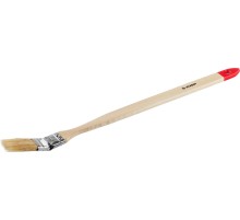 ЗУБР УНИВЕРСАЛ, 25 мм, 1″, светлая натуральная щетина, деревянная ручка, все виды ЛКМ, радиаторная кисть (01041-025)