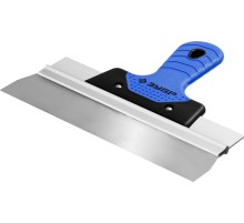 ЗУБР 250 мм, усиленная алюминиевая направляющая, двухкомпонентная ручка, нержавеющий, фасадный шпатель, Профессионал (10049-25)