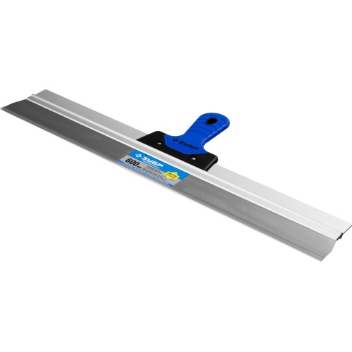 ЗУБР 600 мм, усиленная алюминиевая направляющая, двухкомпонентная ручка, нержавеющий, фасадный шпатель, Профессионал (10049-60)