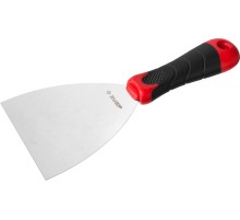 ЗУБР 100 мм, профилированное полотно, двухкомпонентная ручка, нержавеющий, шпатель (10072-10)