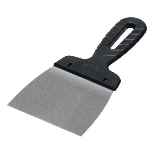 ЗУБР 100 мм, пластиковая ручка, нержавеющий шпатель (10077-10)