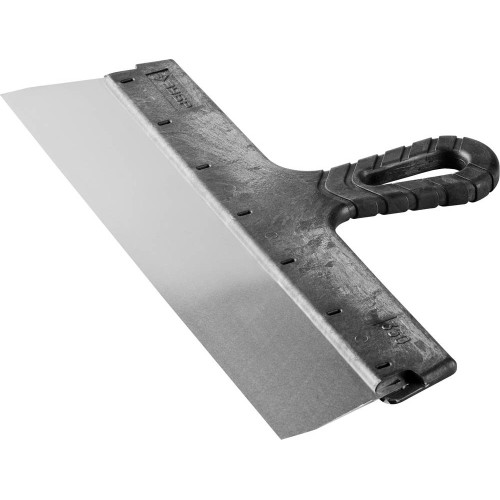 ЗУБР 350 мм, пластиковая ручка, нержавеющий фасадный шпатель (10077-35)