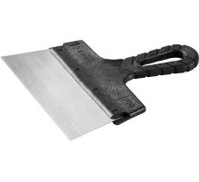 ЗУБР 200 мм, пластиковая ручка, стальной фасадный шпатель (10052-20)