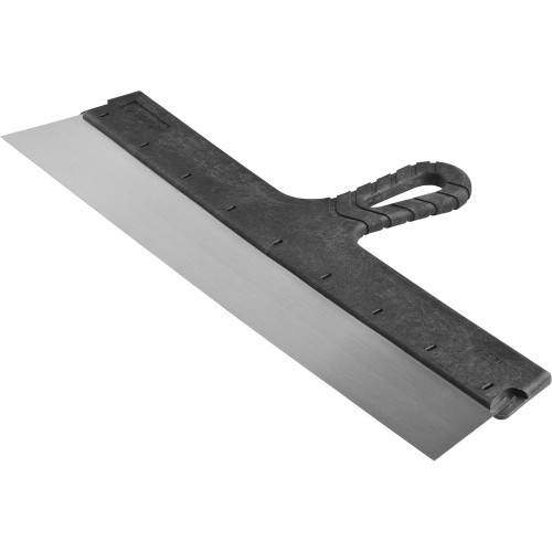 ЗУБР 450 мм, пластиковая ручка, стальной фасадный шпатель (10052-45)