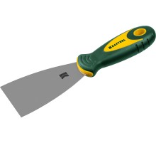 KRAFTOOL 65 мм, х-образное профилированное полотно, двухкомпонентная ручка, нержавеющий, шпатель (10035-065)