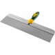 KRAFTOOL 450 мм, широкое полотно, алюминиевая направляющая, двухкомпонентная ручка, нержавеющий, фасадный шпатель (10036-450)