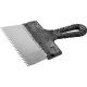 ЗУБР 200 мм, зуб 4 х 4мм, пластиковая ручка, нержавеющий фасадный шпатель (10078-20-04)