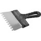 ЗУБР 200 мм, зуб 10 х 10 мм, пластиковая ручка, нержавеющий фасадный шпатель (10078-20-10)