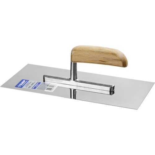 ЗУБР 130 х 280 мм, буковая ручка, штукатурная гладилка, Профессионал (0806)