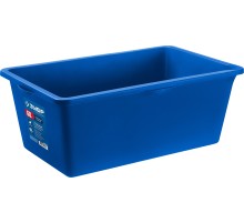 ЗУБР 60 л, первичный высокопрочный пластик, усиленный прямоугольный строительный таз (06096-65)
