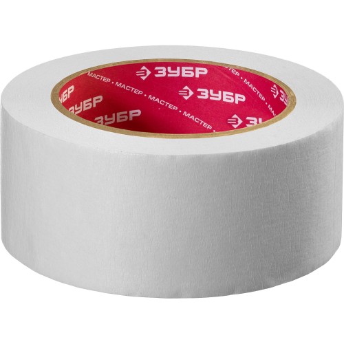 ЗУБР 48 мм х 50 м, креповый, малярный скотч, МАСТЕР (12115-50)