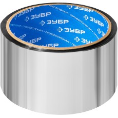 ЗУБР 48 мм, 25 м, 50 гр/м2, металлизированная клеящая лента (12260-50-25)