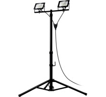 ЗУБР ПСК 30х2, 2 х 30 Вт, 6500 К, IP 65, 1.6 м, светодиодные прожекторы на штативе, Профессионал (57145-2-30)