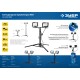 ЗУБР ПСК 30х2, 2 х 30 Вт, 6500 К, IP 65, 1.6 м, светодиодные прожекторы на штативе, Профессионал (57145-2-30)