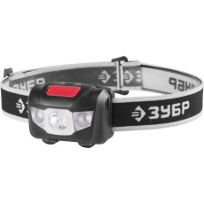 ЗУБР МХ-250, 3 AAA, 80 Лм, 4 режима, налобный светодиодный фонарь (56436)
