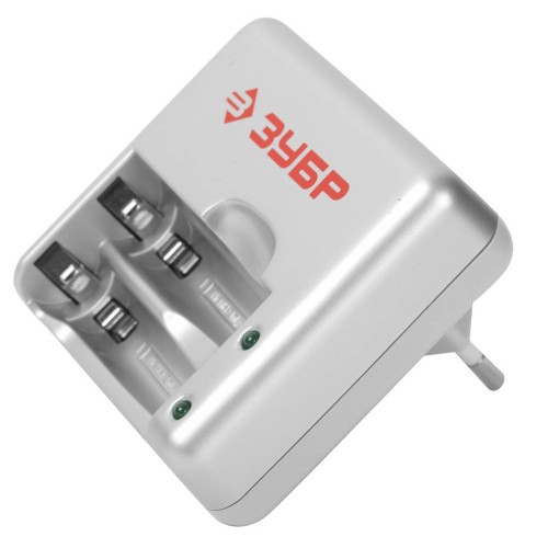 ЗУБР AAA/AA, 2 шт, 1 час, зарядное устройство (59251-2)