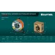 KRAFTOOL ПВС 3х2.5 50м 4000Вт IP44, Силовой удлинитель на стальной катушкеEXPERT (55089-50)