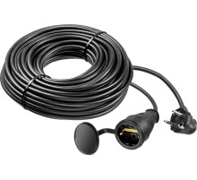 ЗУБР КГ-325-Ш, КГ, 3 х 2.5 мм2, 30 м, IP44, 4000 Вт, силовой удлинитель-шнур, Профессионал (55017-30)