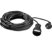 ЗУБР ПВС-207-Ш, ПВС, 2 x 0.75 мм2, 20 м, 2200 Вт, силовой удлинитель-шнур (55023-20)