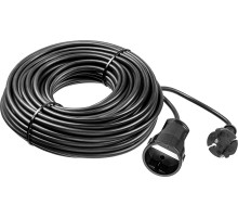 ЗУБР ПВС-207-Ш, ПВС, 2 x 0.75 мм2, 30 м, 2200 Вт, силовой удлинитель-шнур (55023-30)