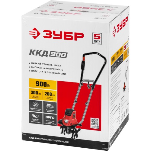 ЗУБР 900 Вт, электрический культиватор (ККД-900)