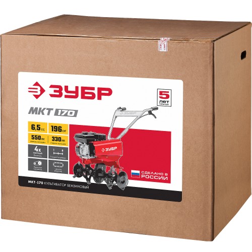 ЗУБР 6.5 л.с., бензиновый культиватор (МКТ-170)