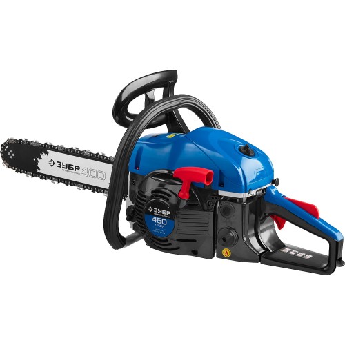 ЗУБР 45 см3, 40 см, бензопила, Профессионал (ПБЦ-450 40П)