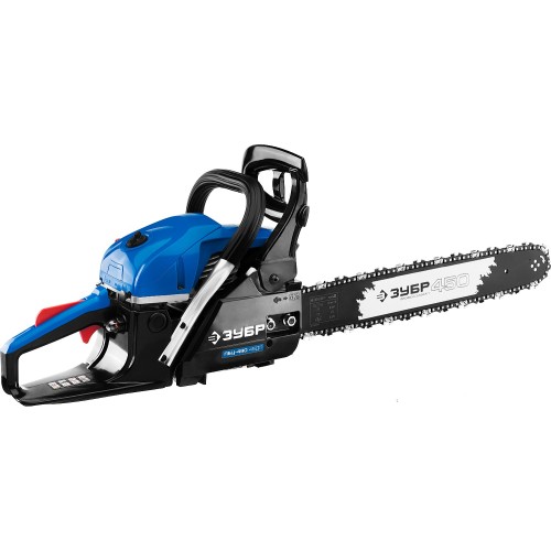 ЗУБР 49 см3, 45 см, бензопила, Профессионал (ПБЦ-490 45ДП)