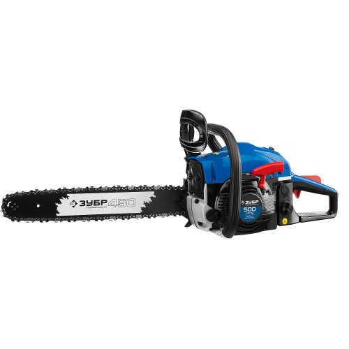 ЗУБР 49 см3, 45 см, бензопила, Профессионал (ПБЦ-490 45ДП)